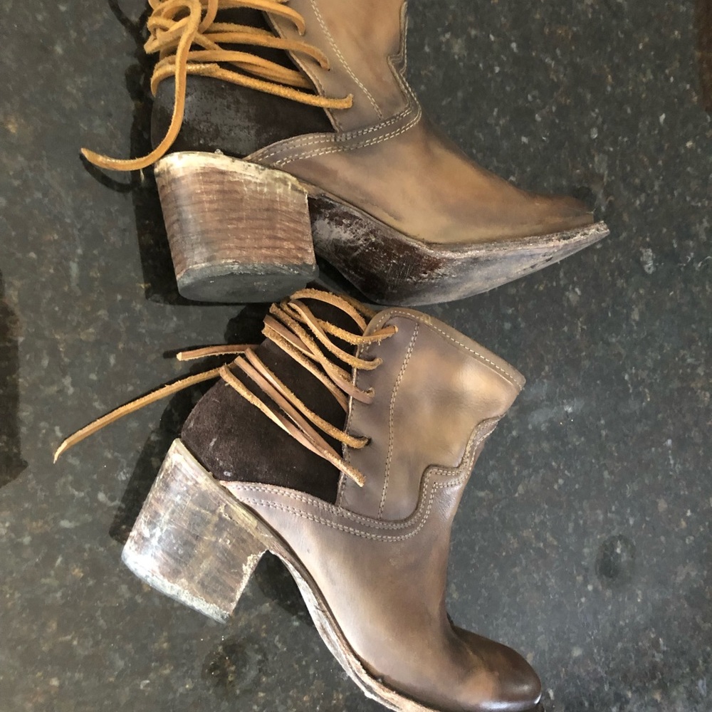 Freebird by Steven Leather & Suede Ankle Boots